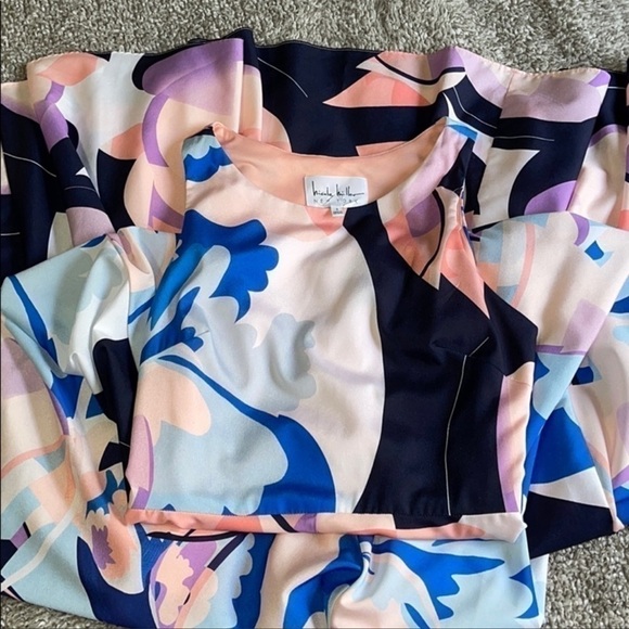 Nicole Miller Women's High-Low Cutout Back Dress - Picture 7 of 7